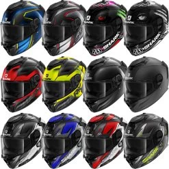 Shark Sport-Integralhelm SPARTAN GT CARBON Mit Sonnenblende Und Max Vision Pinlock -Motorradbekleidungsgeschäft shark spartan gt carbon helmet multi hauptbild all ohne