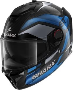 Shark Integralhelm SPARTAN GT PRO CARBON Mit Sonnenblende MaxVision Pinlock Und ECE 22.06 -Motorradbekleidungsgeschäft shark spartan gt pro ritmo carbon dbu 01 1