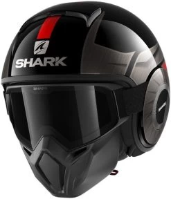 Shark Jethelm STREET-DRAK Mit Antibeschlag-Brille Und Abnehmbarer Helmmaske -Motorradbekleidungsgeschäft shark street drak tribute kur 1 1