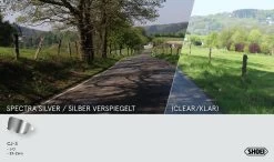 Shoei Visier CJ-3 Für Helme Ex-Zero Und J.O -Motorradbekleidungsgeschäft shoei cj3 silber 2 1