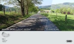 Shoei Visier CNS-1 Für Helme GT-Air / GT-Air II / Neotec 1 Vorbereitet Für Pinlock -Motorradbekleidungsgeschäft shoei cns 1 leicht getoent 2