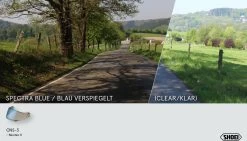 Shoei Visier CNS-3 Für Helme Neotec II Vorbereitet Für Pinlock -Motorradbekleidungsgeschäft shoei cns 3 blau 2