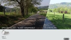 Shoei Visier CNS-3 Für Helme Neotec II Vorbereitet Für Pinlock -Motorradbekleidungsgeschäft shoei cns 3 silber 2