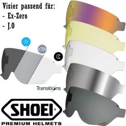 Shoei Visier CJ-3 Für Helme Ex-Zero Und J.O -Motorradbekleidungsgeschäft shoei visier cj 3 multi hauptbild