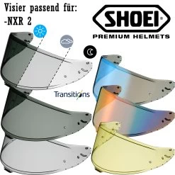 Shoei Visier CWR-F2PN Für Helm NXR 2 / X-SPR Pro Vorbereitet Für Pinlock