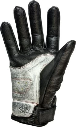 Helstons Motorradhandschuhe SIDE PERFORATED Leder CE Mit Aramidverstärkungen -Motorradbekleidungsgeschäft side perforated black 2