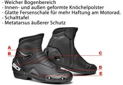 Sidi Motorradschuhe MID PERFORMER Racing Mit Knöchelpolstern -Motorradbekleidungsgeschäft sidi mid performer image 1