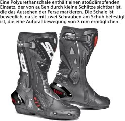 Sidi Motorradstiefel ST Racing Mit Stoßdämpfung Und Protektoren -Motorradbekleidungsgeschäft sidi st image 2