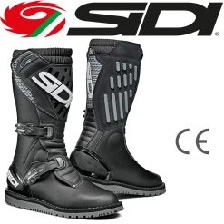 Sidi Cross-Stiefel TRAIL ZERO 2 Leicht Leder Mit Air-Teflon Mesh Und Cambrelle-Futter CE -Motorradbekleidungsgeschäft sidi trail zero 2 schwarz haupt