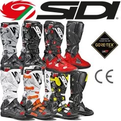 SIDI Motorradstiefel CROSSFIRE 3 Cross Offroad Flex-System Mit Überdehn-Schutz Und CE
