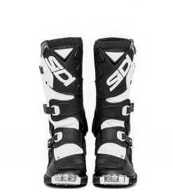 Sidi Kinder-Motorradstiefel FLAME Mit Flex-System Und Viel Schutz CE -Motorradbekleidungsgeschäft sidi flame schwarz weiss 2