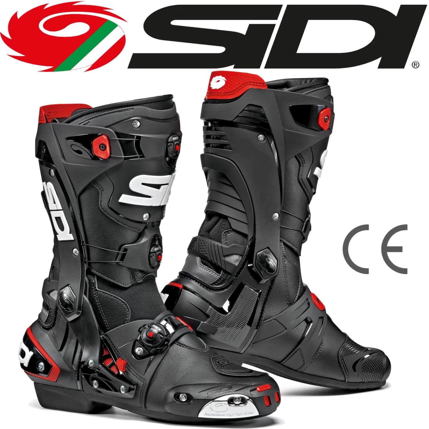SIDI Motorradstiefel REX Robuster Sportstiefel Mit 3-Schnallen-System Guter Belüftung Und CE 3 SIDI Motorradstiefel REX Robuster Sportstiefel Mit 3-Schnallen-System Guter Belüftung Und CE