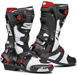 SIDI Motorradstiefel REX Robuster Sportstiefel Mit 3-Schnallen-System Guter Belüftung Und CE 32 SIDI Motorradstiefel REX Robuster Sportstiefel Mit 3-Schnallen-System Guter Belüftung Und CE -Motorradbekleidungsgeschäft sidi rex white black 1 2