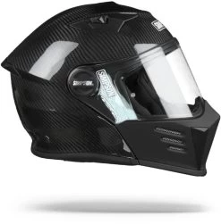 Simpson Klapphelm DARKSOME Mit Sonnenblende Und Max Vision Pinlock -Motorradbekleidungsgeschäft simpson darksome carbon6 1
