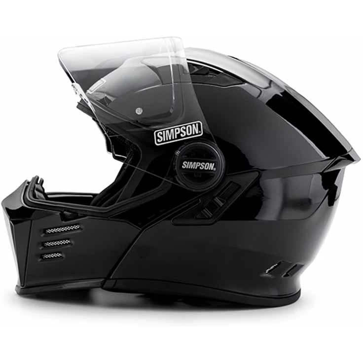 Simpson Darksome Klapphelm ECE 22.06 Carbon Fiberglas Mit Sonnenblende Und Pinlock 6 Simpson Darksome Klapphelm ECE 22.06 Carbon Fiberglas Mit Sonnenblende Und Pinlock – Bild 4