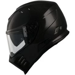 Simpson Venom Integralhelm ECE 22.06 Carbon Fiberglas Mit Sonnenblende Und Pinlock -Motorradbekleidungsgeschäft simpson helmet venom 06 carbon 5