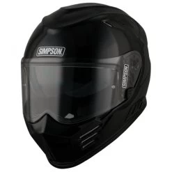 Simpson Integralhelm VENOM Mit Sonnenblende -Motorradbekleidungsgeschäft simpson venom flat black 2