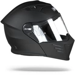 Simpson Klapphelm DARKSOME Mit Sonnenblende Und Max Vision Pinlock -Motorradbekleidungsgeschäft simpson darksome schwarz matt 7 1