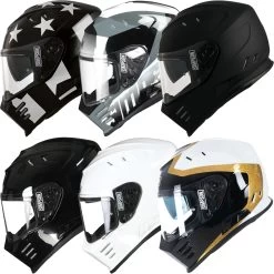 Simpson Integralhelm VENOM Mit Sonnenblende -Motorradbekleidungsgeschäft simpson venom helmet multi hauptbild all ohne