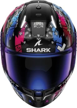 Shark Skwal I3 Integralhelm Mit LED ECE 22.06 +EXTRA VISIER Mit Max Vision Pinlock Und Sonnenblende -Motorradbekleidungsgeschäft skwal i3 hellcat kub 3
