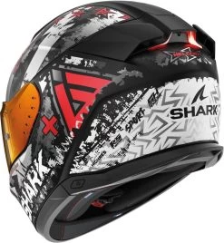 Shark Skwal I3 Integralhelm Mit LED ECE 22.06 +EXTRA VISIER Mit Max Vision Pinlock Und Sonnenblende -Motorradbekleidungsgeschäft skwal i3 hellcat mat kur 2