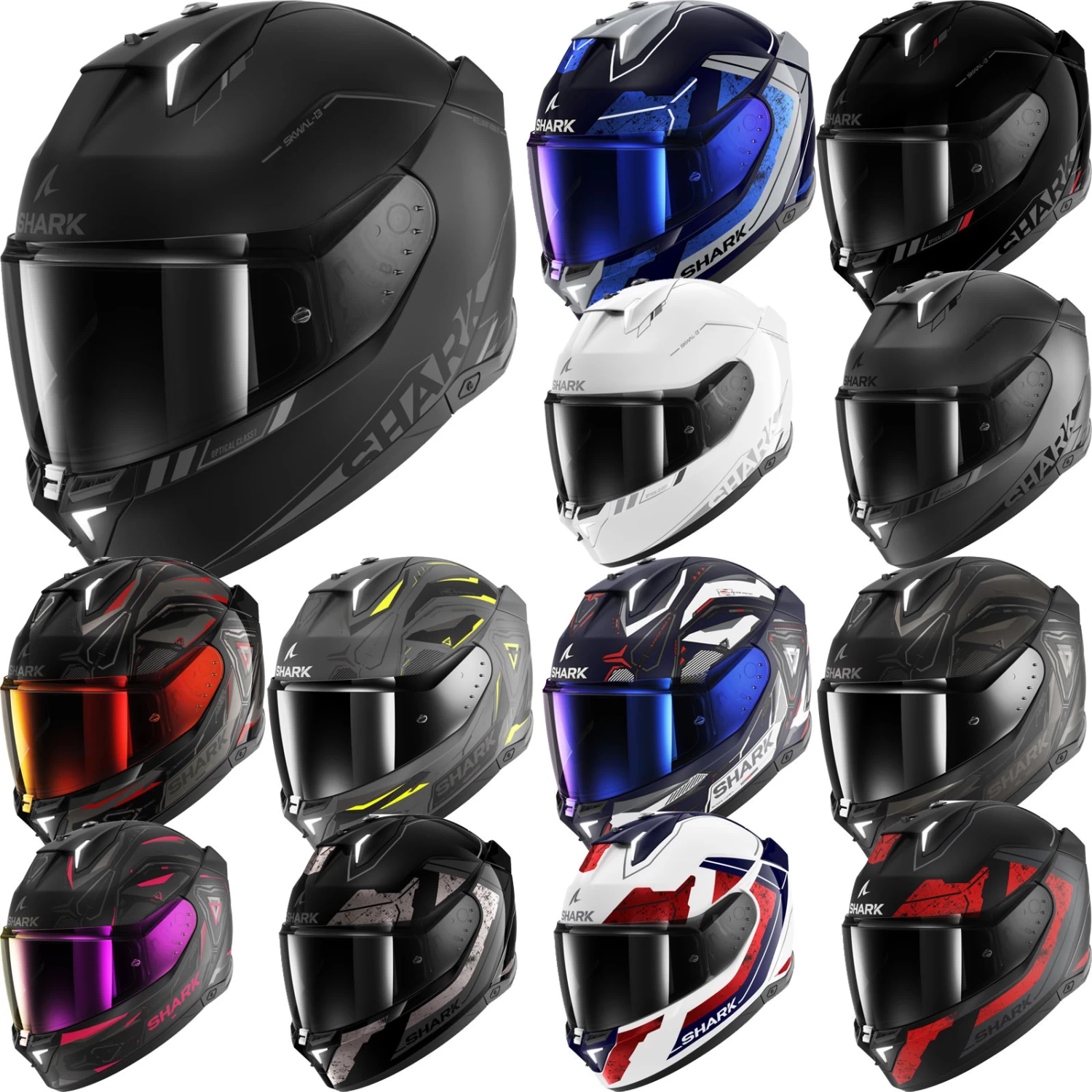 Shark Integralhelm SKWAL I3 Mit LED Sonnenblende Und Max Vision Pinlock ECE 22.06 4 Shark Integralhelm SKWAL I3 Mit LED Sonnenblende Und Max Vision Pinlock ECE 22.06 – Bild 2