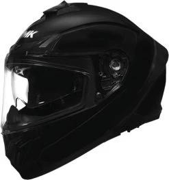 SMK Sport-Integralhelm TYPHOON Mit Sonnenblende -Motorradbekleidungsgeschäft smk typhoon schwarz matt 1