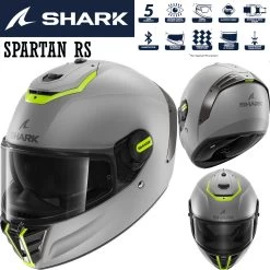 Shark Integralhelm SPARTAN RS Mit ECE 22.06 Sonnenblende Und Max Vision 120 Pinlock -Motorradbekleidungsgeschäft spartan rs blank mat sp sys haupt