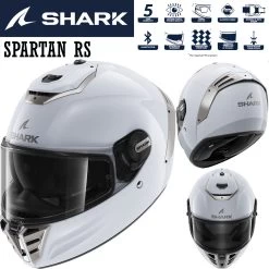 Shark Integralhelm SPARTAN RS Mit ECE 22.06 Sonnenblende Und Max Vision 120 Pinlock -Motorradbekleidungsgeschäft spartan rs blank w01 haupt