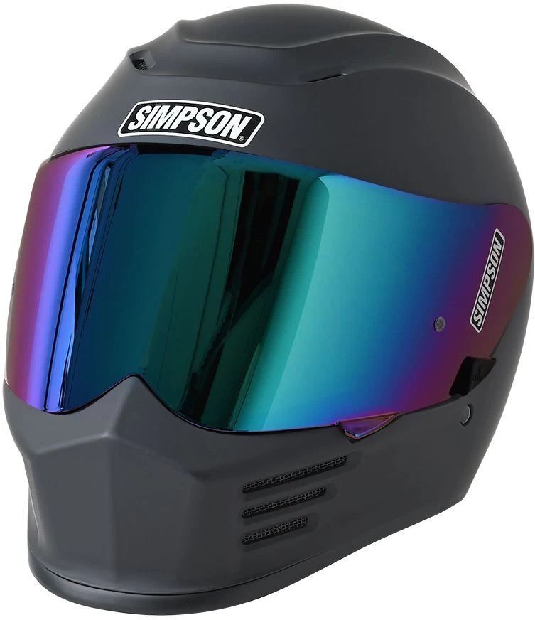 Simpson Integralhelm SPEED Street-Fight Mit Doppel-D-Verschluss Venturi-Belüftung Und Gratis Visier 4 Simpson Integralhelm SPEED Street-Fight Mit Doppel-D-Verschluss Venturi-Belüftung Und Gratis Visier – Bild 2