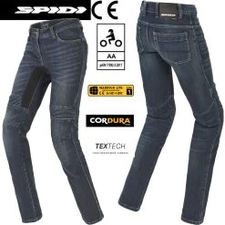 Spidi Motorradjeans FURIOUS PRO LADY Damenhose Cordura CE AA Warrior Protektoren -Motorradbekleidungsgeschäft spidi furious pro lady haupt