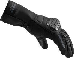 Spidi Motorradhandschuhe ALU-PRO EVO H2Out CE Mit Polsterung Wasserdicht Leder Neopren -Motorradbekleidungsgeschäft spidi alu pro evo black side 1