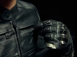 Spidi Motorradhandschuhe CARBO 5 Leder CE Mit Carbon Einsätzen -Motorradbekleidungsgeschäft spidi carbo 5 black 10