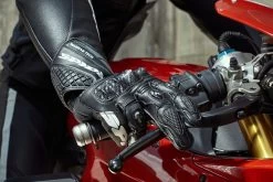 Spidi Motorradhandschuhe CARBO 5 Leder CE Mit Carbon Einsätzen -Motorradbekleidungsgeschäft spidi carbo 5 black 4