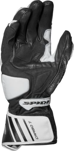 Spidi Motorradhandschuhe CARBO 7 Technischer Sporthandschuh CE Leder -Motorradbekleidungsgeschäft spidi carbo 7 black white 3