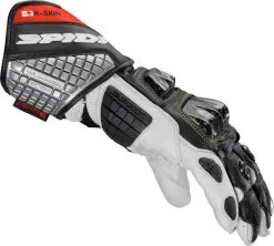 Spidi Motorradhandschuhe CARBO KANGAROO Leder Sport CE Mit Carbon Einsätzen -Motorradbekleidungsgeschäft spidi carbo kangaroo black red 2