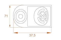 Kovix Alarm Bremsscheibenschloss KD6 Mit 6mm Pin 120dB Protection Level 6 -Motorradbekleidungsgeschäft strich kd6 02 2