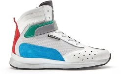 Stylmartin Motorrad Sneaker AUDAX AIR Leder Sommer Schuhe Mit Air-Mesh Reflex CE -Motorradbekleidungsgeschäft stylmartin audax air weiss 6