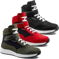 Stylmartin Motorrad Sneaker AUDAX Wildleder Wasserdicht Mit Air-Mesh Futter Protektoren Und CE -Motorradbekleidungsgeschäft stylmartin audax boots multi hauptbild all ohne