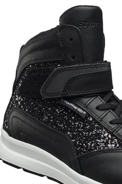 Stylmartin Motorrad Sneaker AUDAX GLAM Glitzer Wildleder Wasserdicht Air-Mesh Protektoren CE 10 Stylmartin Motorrad Sneaker AUDAX GLAM Glitzer Wildleder Wasserdicht Air-Mesh Protektoren CE -Motorradbekleidungsgeschäft stylmartin audax glam 3