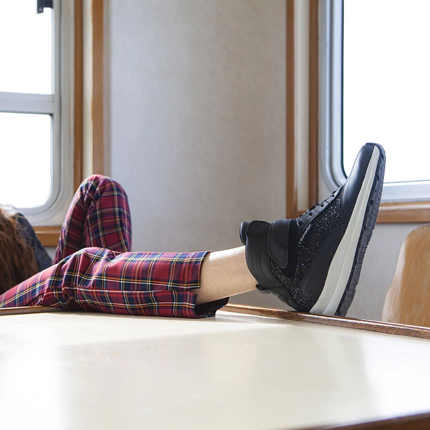 Stylmartin Motorrad Sneaker AUDAX GLAM Glitzer Wildleder Wasserdicht Air-Mesh Protektoren CE 8 Stylmartin Motorrad Sneaker AUDAX GLAM Glitzer Wildleder Wasserdicht Air-Mesh Protektoren CE – Bild 6