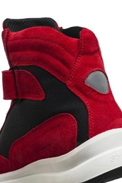 Stylmartin Motorrad Sneaker AUDAX Wildleder Wasserdicht Mit Air-Mesh Futter Protektoren Und CE -Motorradbekleidungsgeschäft stylmartin audax rot 5