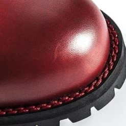 Stylmartin Motorradstiefel CONTINENTAL WP Leder Wasserdicht Mit Vibram-Sohle -Motorradbekleidungsgeschäft stylmartin continental rot 6