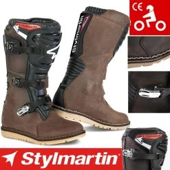 Stylmartin Motorradstiefel IMPACT RS Leder Wasserdicht CE