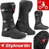 Stylmartin Motorradstiefel NAVAJO EVO WP Wasserdicht CE Leder -Motorradbekleidungsgeschäft stylmartin navajo evo wp schwarz haupt
