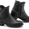 Stylmartin Motorradstiefel PEARL ROCK WP Damen Leder Wasserdicht Nieten Knöchelprotektoren CE -Motorradbekleidungsgeschäft stylmartin pearl rock 1 1