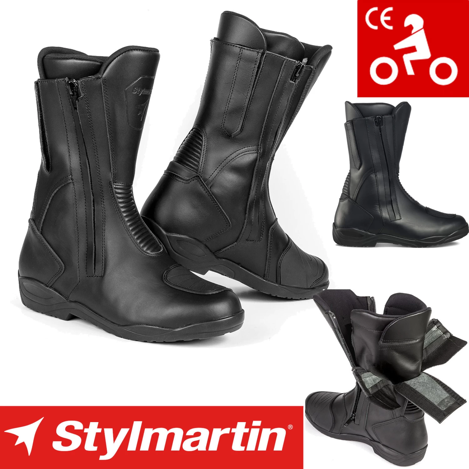 Stylmartin Motorradstiefel SYNCRO WP Wasserdicht Leder CE 3 Stylmartin Motorradstiefel SYNCRO WP Wasserdicht Leder CE