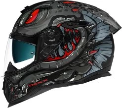 Nexx Sport-Integralhelm SX.100R Mit Panorama Sichtfeld Und Sonnenblende 37 Nexx Sport-Integralhelm SX.100R Mit Panorama Sichtfeld Und Sonnenblende -Motorradbekleidungsgeschäft sx.100r abisal black red mt lat 2