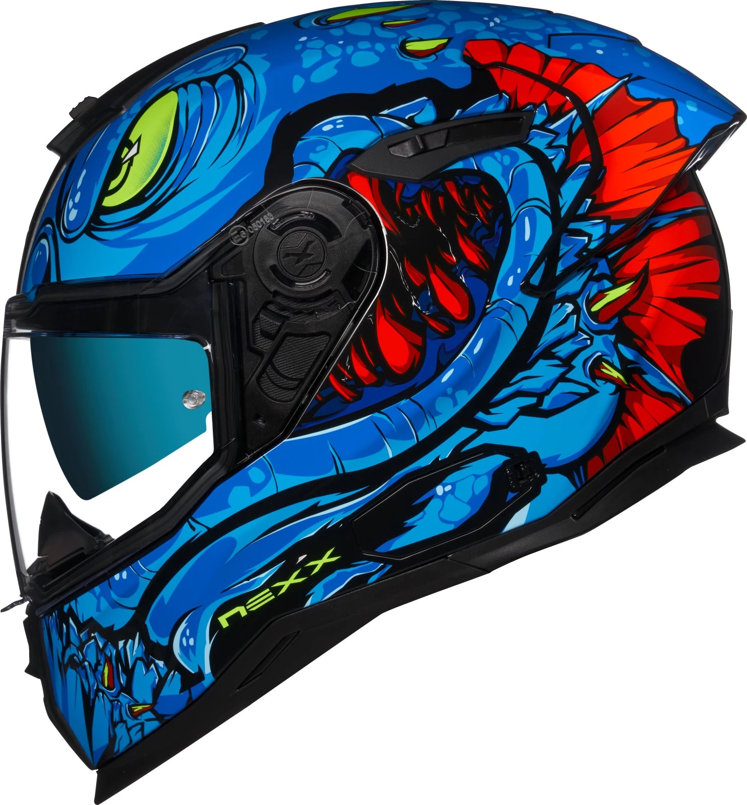 Nexx Sport-Integralhelm SX.100R Mit Panorama Sichtfeld Und Sonnenblende 5 Nexx Sport-Integralhelm SX.100R Mit Panorama Sichtfeld Und Sonnenblende – Bild 3