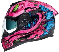 Nexx Sport-Integralhelm SX.100R Mit Panorama Sichtfeld Und Sonnenblende 41 Nexx Sport-Integralhelm SX.100R Mit Panorama Sichtfeld Und Sonnenblende -Motorradbekleidungsgeschäft sx.100r abisal pink blue lat 3